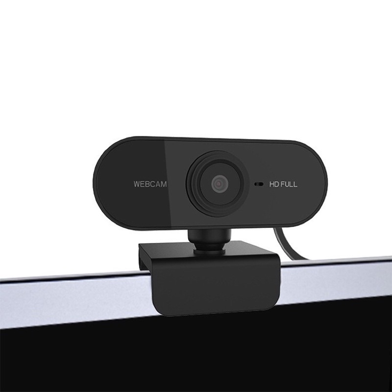 Webcam Kẹp 1080p Màn Hình Tích Hợp Míc - Webcam Máy Tính Hỗ Trợ Học Trực Tuyến, để bàn