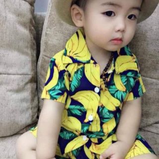 Bộ lanh lụa hoa quả cho bé trai/bé gái