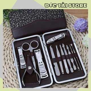 Bộ dụng cụ làm móng 12 món đa năng 009048 Đức Tài