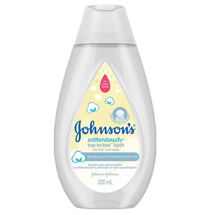 Sữa tắm gội toàn thân Johnson's Baby mềm mịn Cottontouch - Chai 200ml