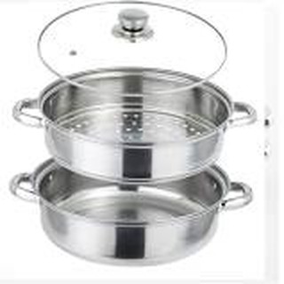 Nồi hấp xửng 2 tầng happycall size 28 cm