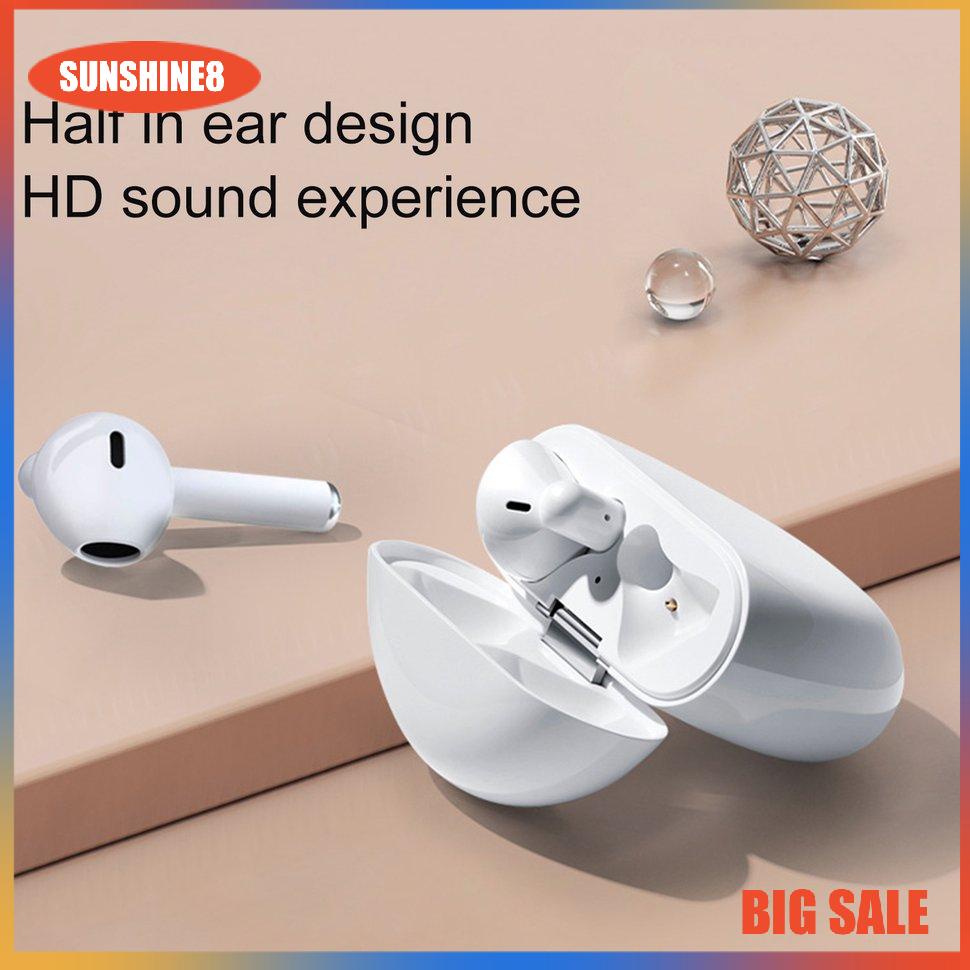 【SUN】FreeBuds 4 Wireless Earphone 5.0 Stereo Wireless iP Earbuds For Huawei