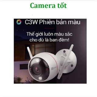 Camera ngoài trời Ezviz C3W 1080P có màu ban đêm- Két nối WiFi ,Lan