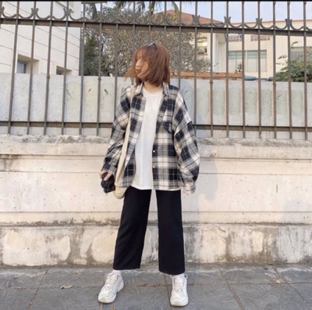 💯💯Áo Khoác Sơmi Kẻ Caro Túi Hộp Ulzzang 🔥🔥 | BigBuy360 - bigbuy360.vn
