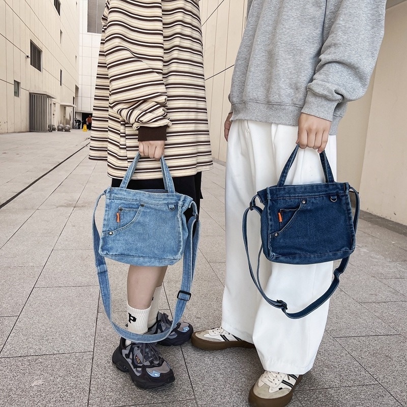 Túi Đeo Chéo denim Phong Cách Hàn Quốc Mới 2022 Gylb1418