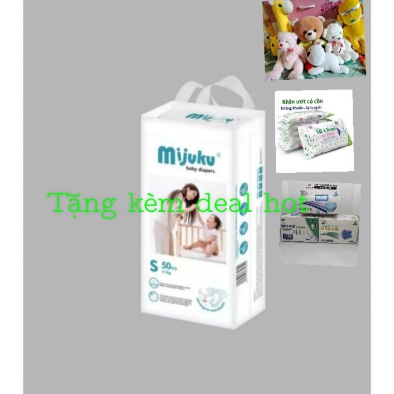 {Ship hỏa tốc} Tã dán MIJUKU cao cấp size S100/M100/L100/S50/M50/L50