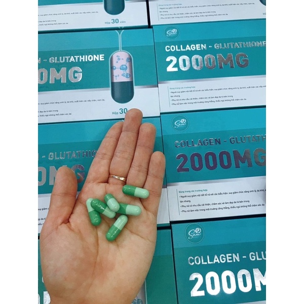 [Kèm quà tặng] Viên uống trắng da ngừa nám GLUTATHIONE 2000 chính hãng, rẻ nhất HCM
