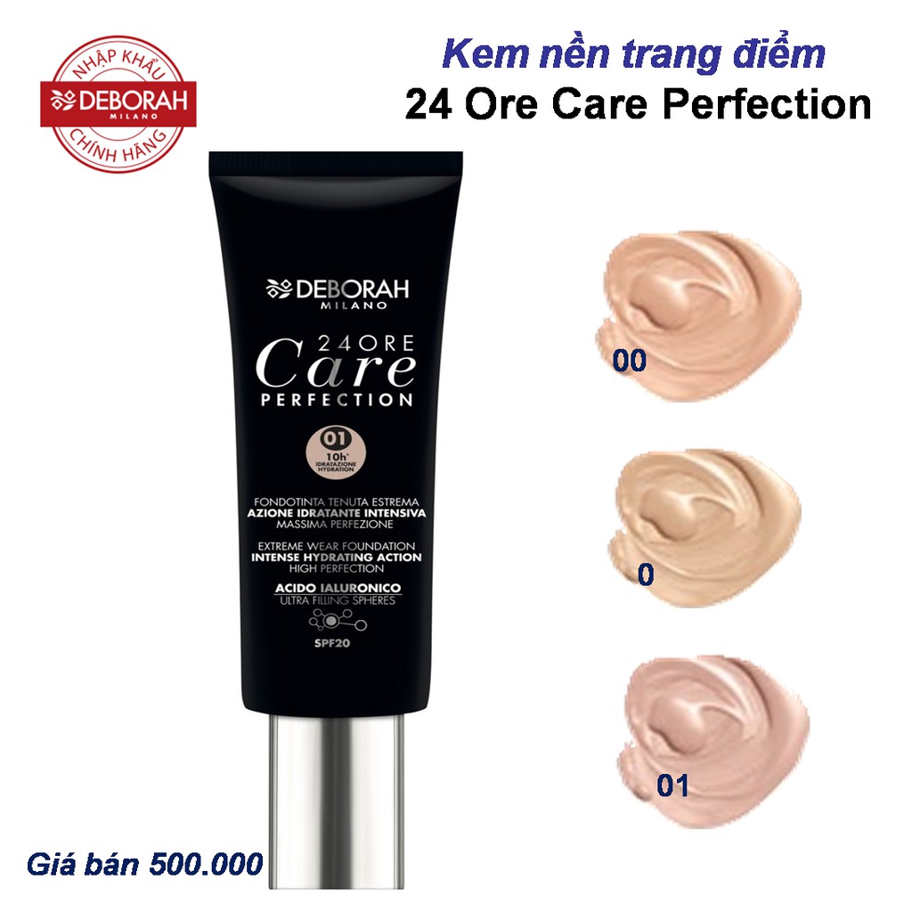 [CHÍNH HÃNG] Kem Nền Deborah Milano 24 Ore Care Perfection 30ml