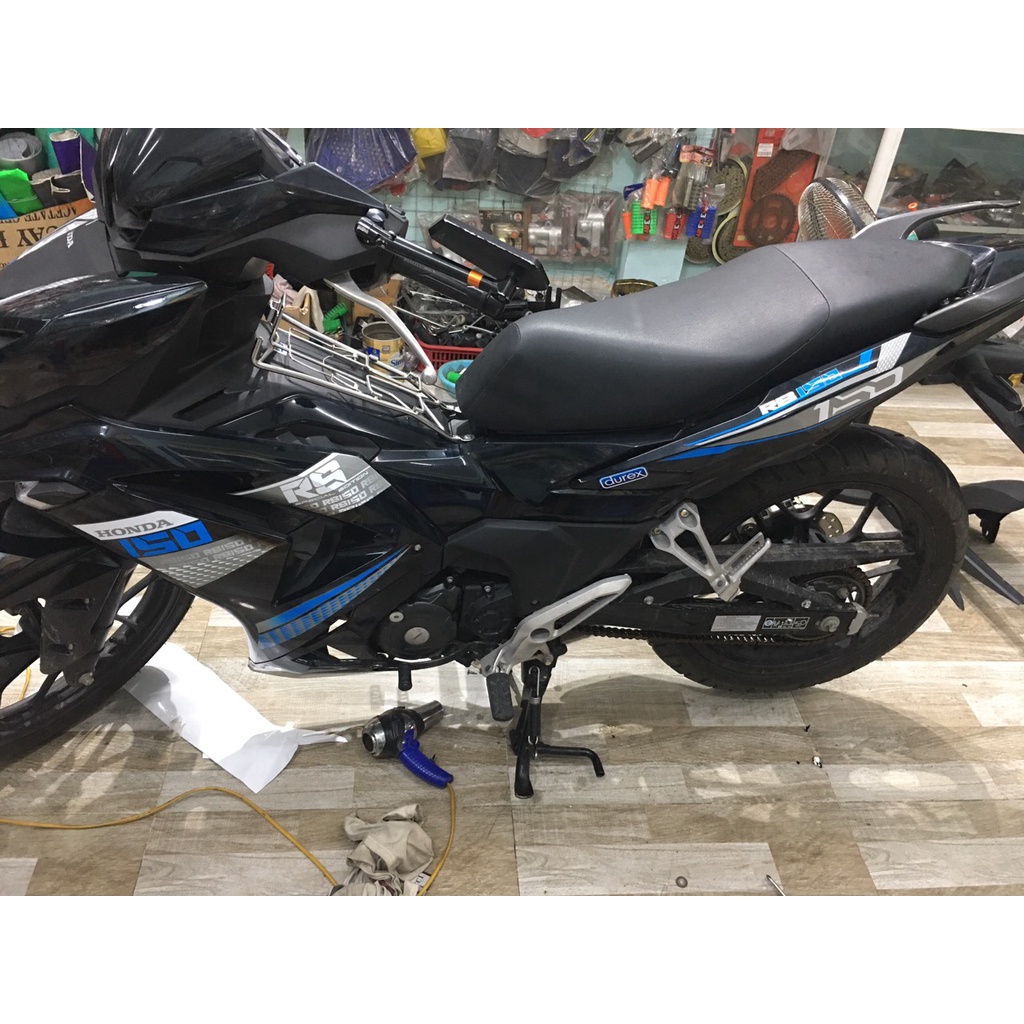 Tem Rời Winner X V3 mẫu RS150 màu đen xám xanh trắng