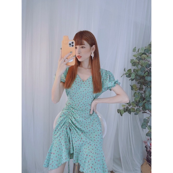 Đầm hoa dây rút hot