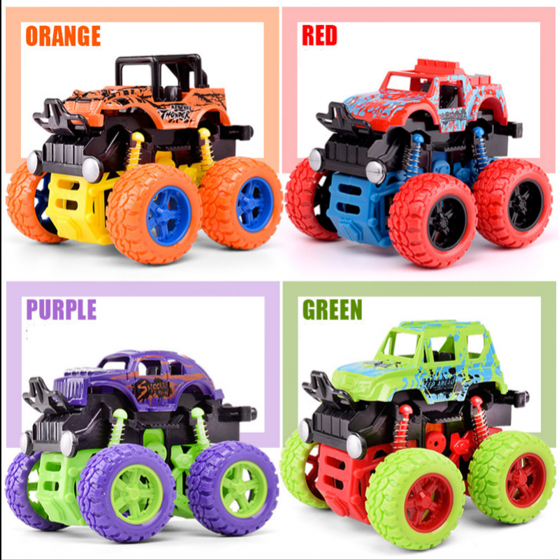 HOT WHEELS Mô Hình Đồ Chơi Xe Tải Quái Vật 4 Kiểu Dáng Làm Quà Tặng Sinh Nhật Cho Bé Trai