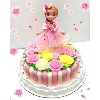 combo 2 vỉ búp bê, thanh viền, silicon lâu đài