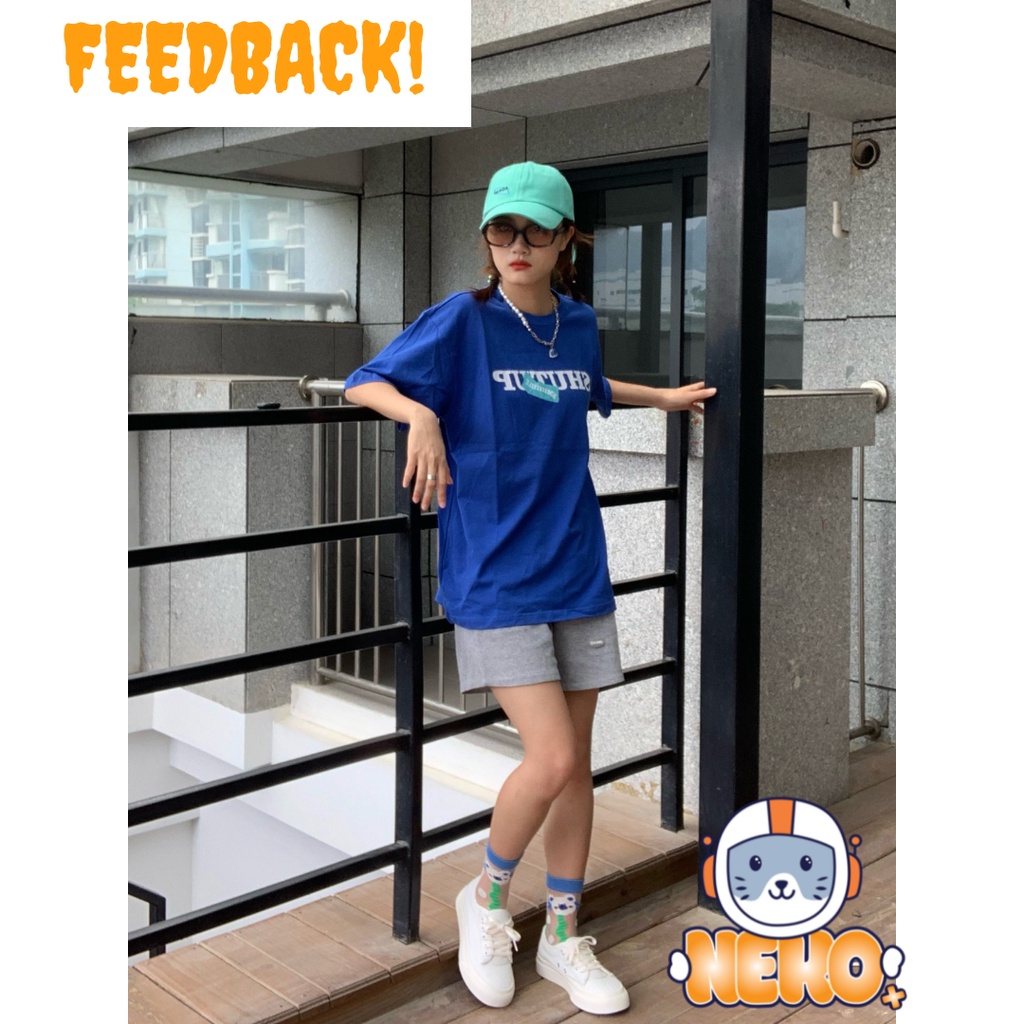 Áo phông tay lỡ form rộng unisex Neko.sg ATL304