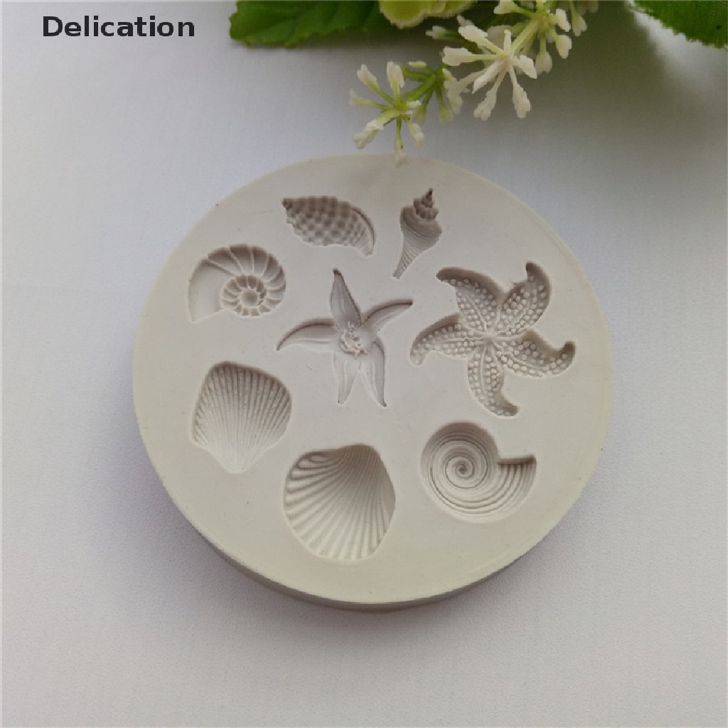 Khuôn Silicone Làm Bánh &amp; Socola Hình Vỏ Ốc Biển Sinh Học Sản Phẩm tốt
