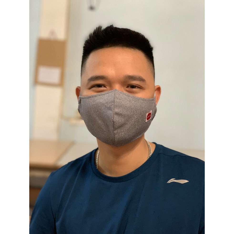 Khẩu trang vải kháng khuẩn thiết kế 2 lớp lọc bụi, chống nắng, chống tia UV 2 lớp - Hồng Hà Store | BigBuy360 - bigbuy360.vn