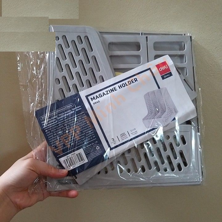 Khay Đựng Tài Liệu 3 Ngăn Đứng Deli 9845