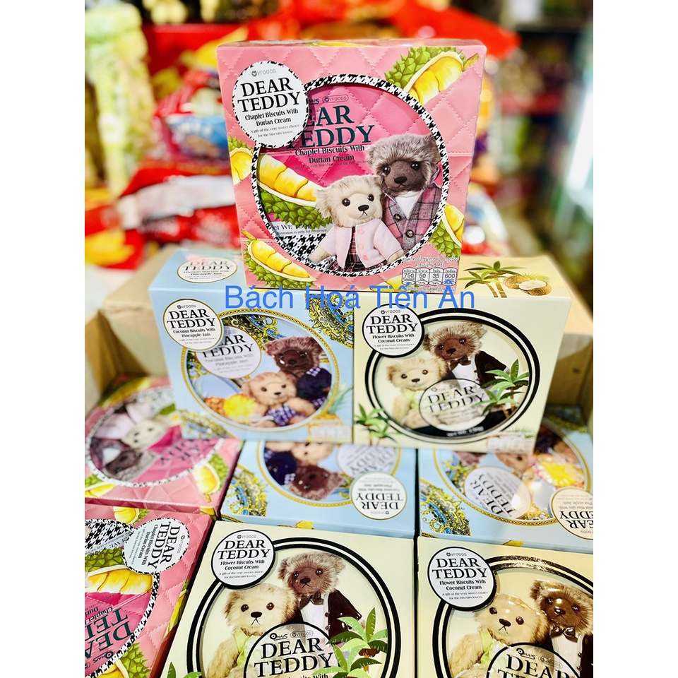 BÁNH THIẾC GẤU DEAR TEDDY Hộp Thiếc 150g - Thái Lan