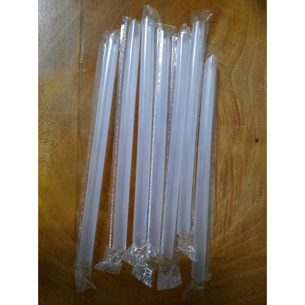 Ống hút Trân châu có màng bọc Phi 12, dài 21cm