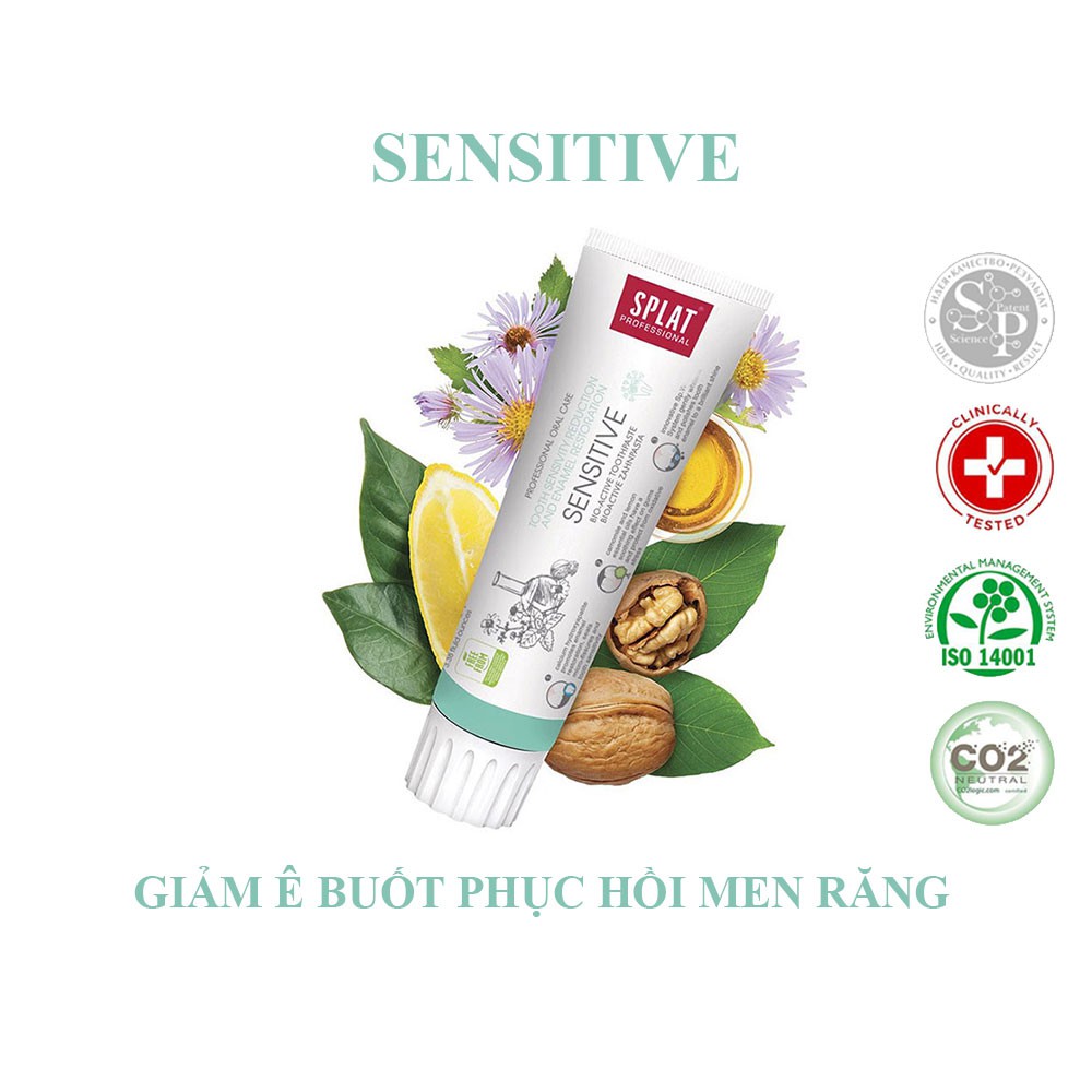 Kem Đánh Răng Chống Ê Buốt Splat Sensitive Professional Series (100ml) - Chính hãng 100%