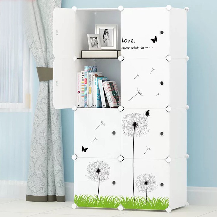 {XẢ KHO} TỦ NHỰA LẮP GHÉP THÔNG MINH 8 Ô sâu 47 ( chọn hình theo phân loại) bảo hành 1 năm
