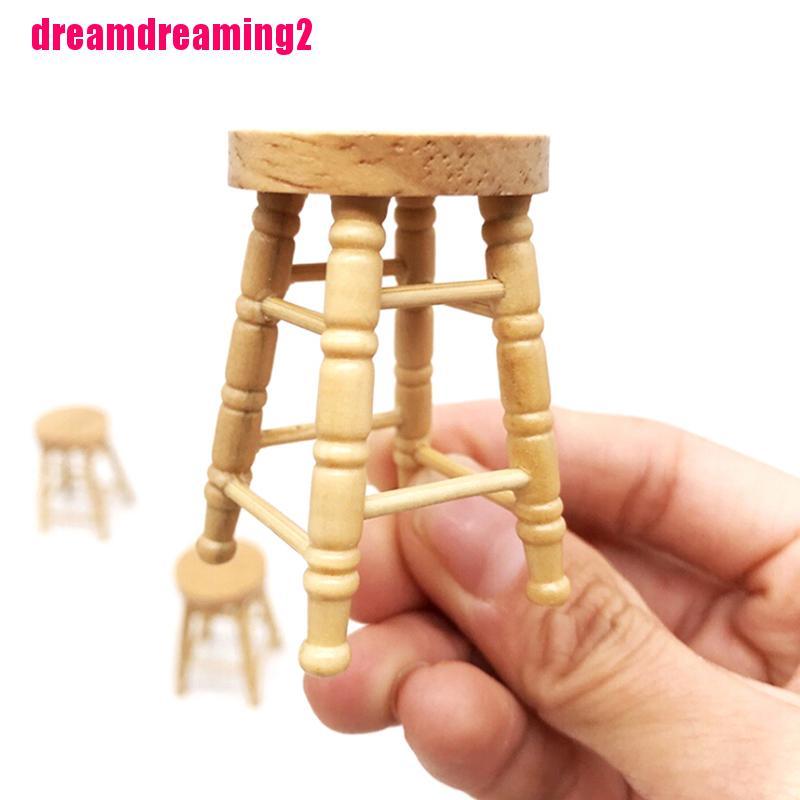 1 Ghế Gỗ Đồ Chơi Cho Búp Bê