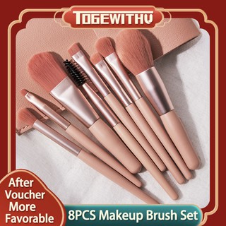 Bộ 8 cọ trang điểm TOGEWITHU chất lượng kèm túi đựng