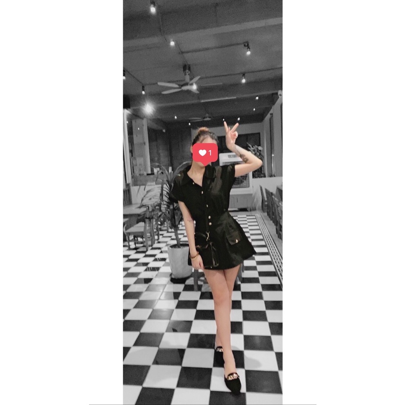 Set áo chân váy EVANIA set váy nữ áo mặc với chân váy chất vải KAKI lên form đẹp áo phối chân váy KQA0079