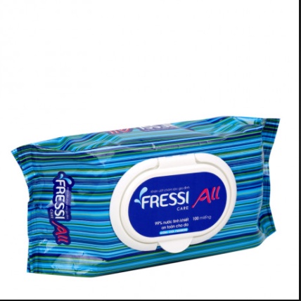 Com bo 10 gói khăn ướt Fressi  care-All(100 miếng)