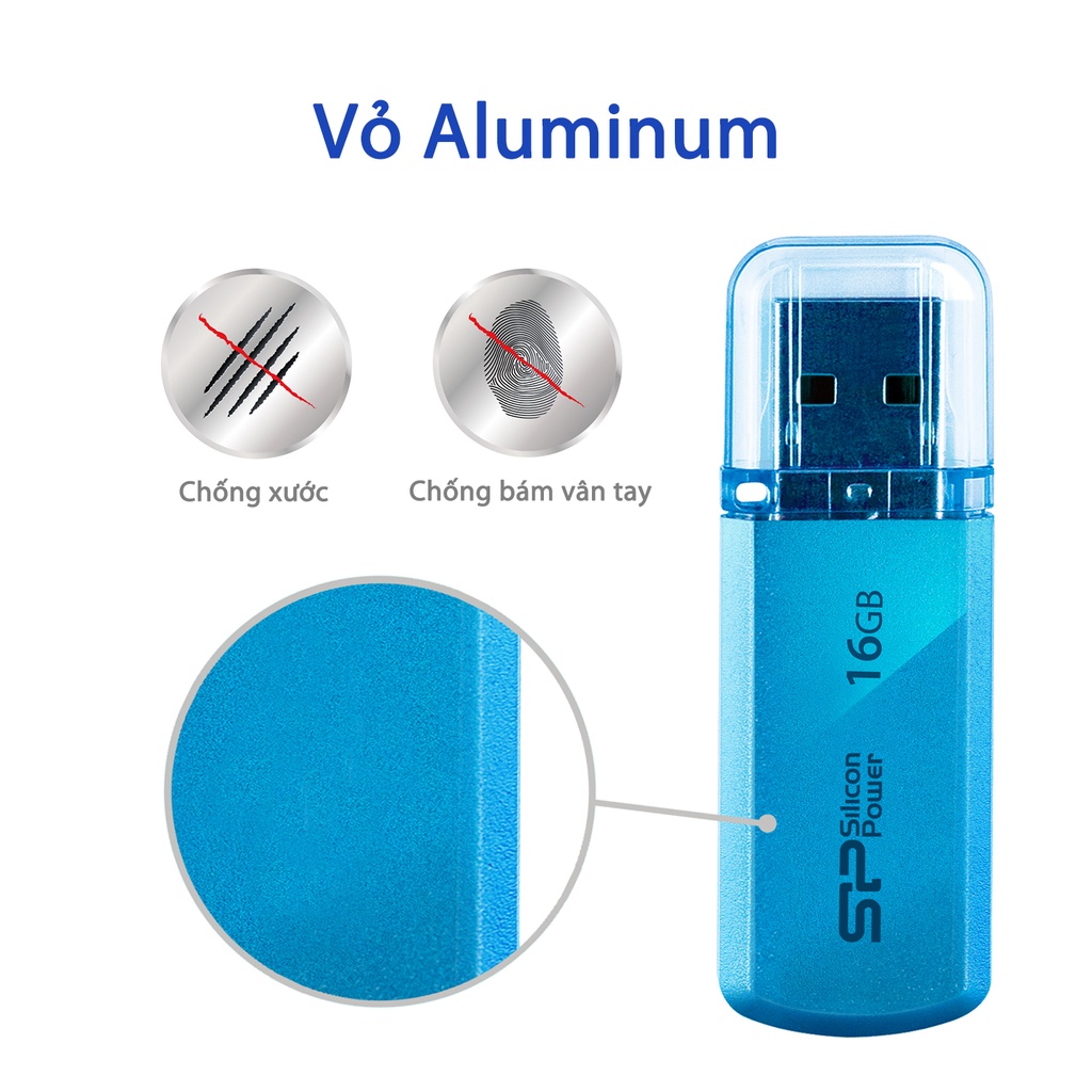 [Mã LTP50 giảm 50000 đơn 150000] USB 2.0 FLASH DRIVE SILICON POWER/ 32GB/ 64GB/ Bảo hành 5 năm | WebRaoVat - webraovat.net.vn