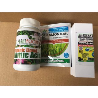 Combo chăm sóc lan Thầy Tám Ngọc (super thrive + humic + 2 gói dekamon )  2018