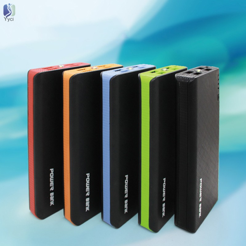 Yy DIY 2.1A Mobile Power Bank Case Battery Charger Box Case with 4 USB Port for Phone @VN
