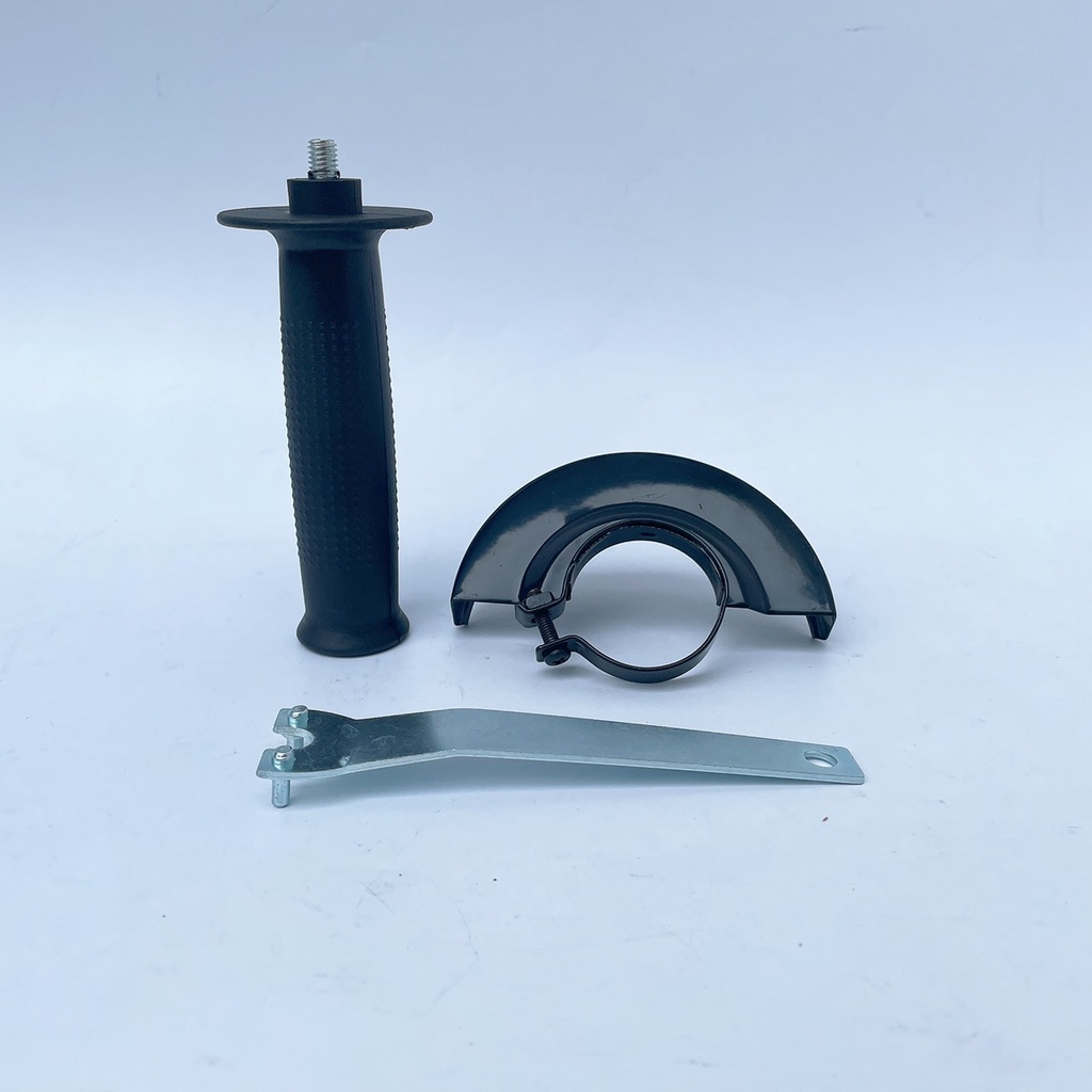 Bộ Tay Cầm, Khóa Mở Và Tấm chắn bảo vệ cho máy mài, máy cắt 100mm