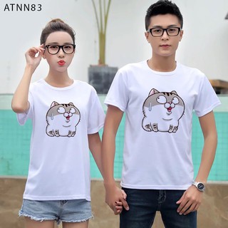 Áo thun nam nữ in hinh mèo ami cực xinh - atnn83