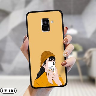 Ốp lưng nhám viền dẻo Samsung Galaxy A8 Plus