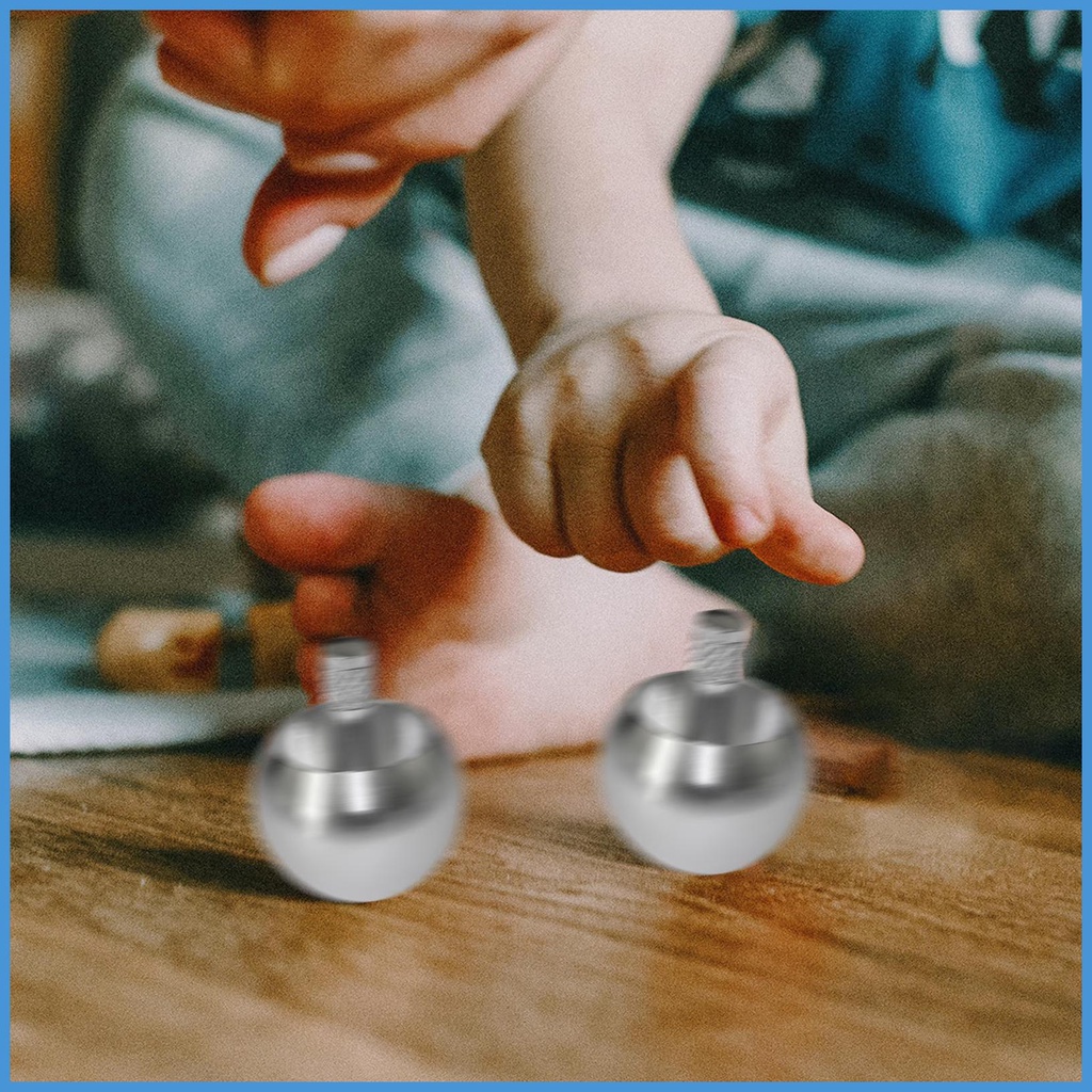 Con Quay Spinner Kim Loại Nắp Lật Trên Đỉnh Cho Trẻ Em