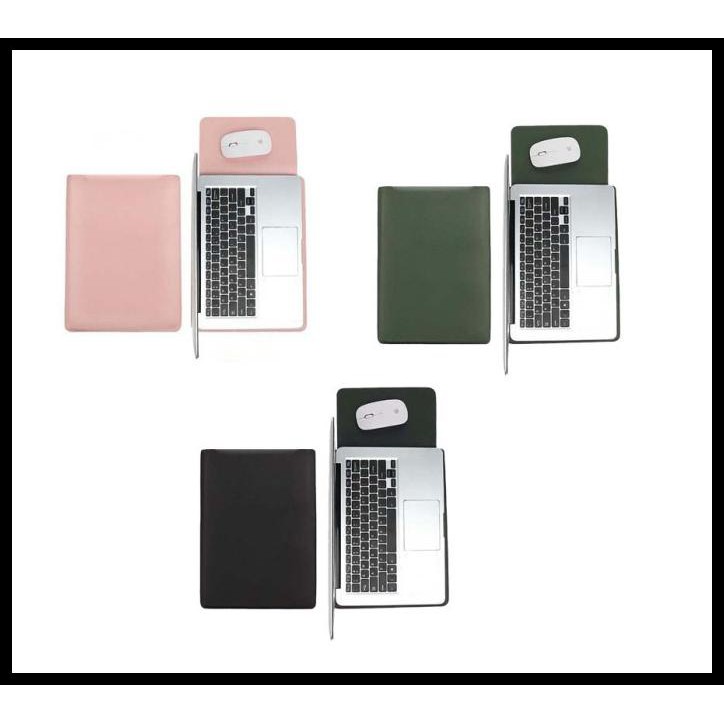 Túi Da Pu Mềm Đựng Laptop 14 Inch Đen | BigBuy360 - bigbuy360.vn