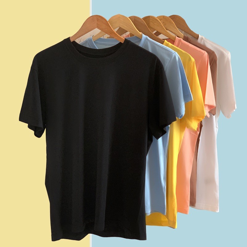 Áo thun cổ tròn cotton 100% trơn ArtisQ Nam Nữ | BigBuy360 - bigbuy360.vn