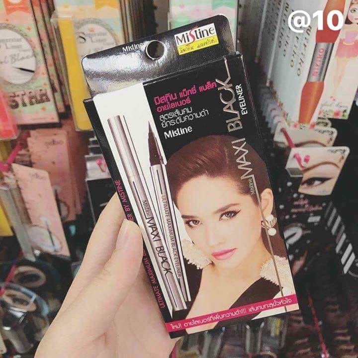 Kẻ Mắt Mistine Maxi Black Eyeliner Thái Lan