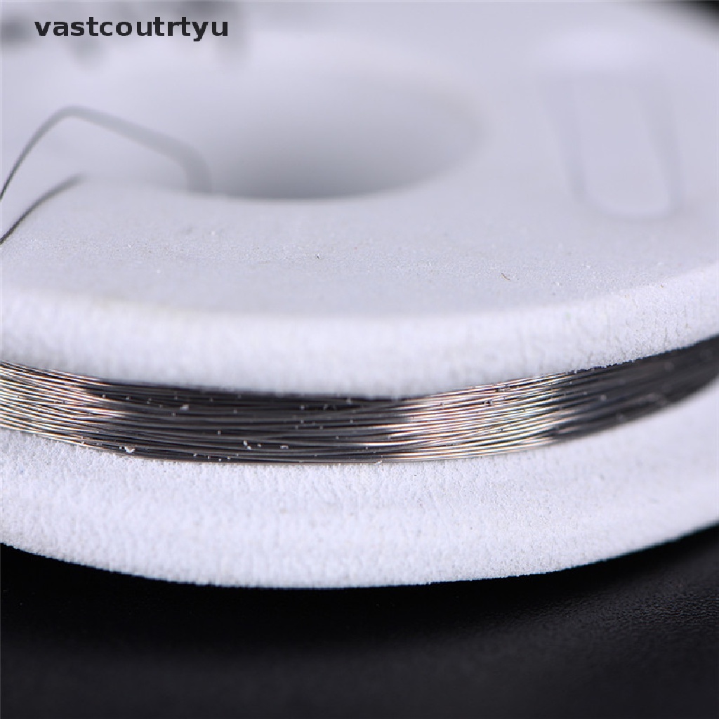 Vas Nichrome Wire Electric Wire 0.15~0.25mm 10m Resistance Resistor AWG Wire n