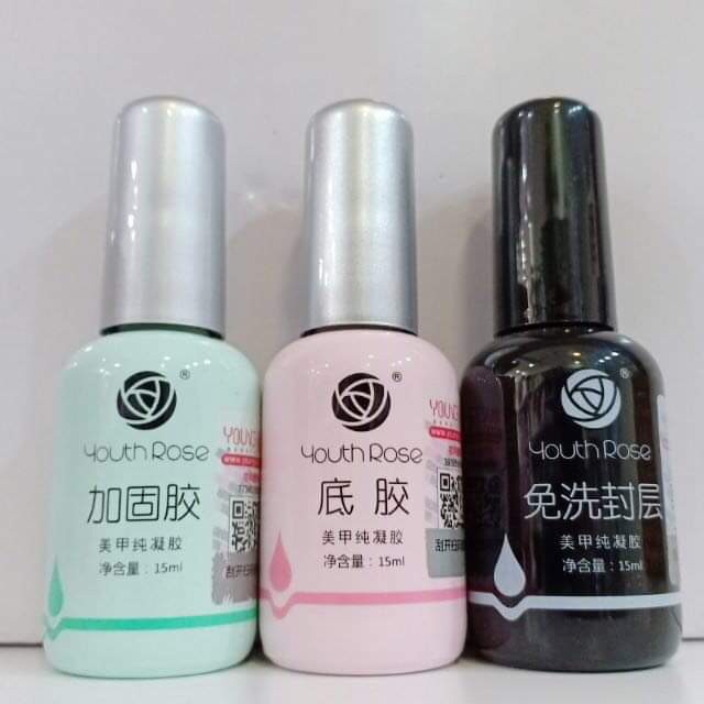 Base liên kết - Top bóng -  Cứng Móng Hoa Hồng