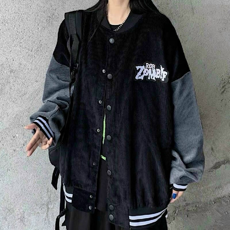 Áo khoác nhung, áo nhung bombo robzombi ma4577100 cúc bấm sumisu shop