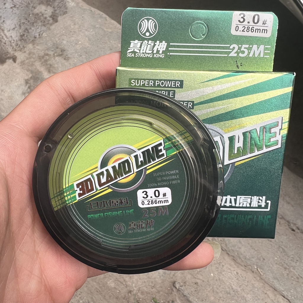 Dây trục câu đài Strong king cước tàng hình 25m chất lượng cao