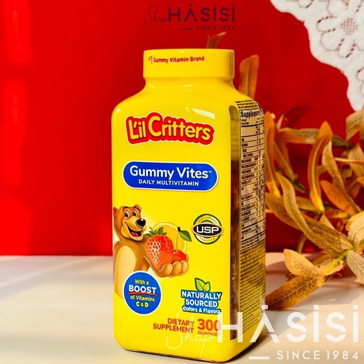 Kẹo dẻo L'IL CRITTERS - Gummy Vites Complete Multivitamin 300 Gummies