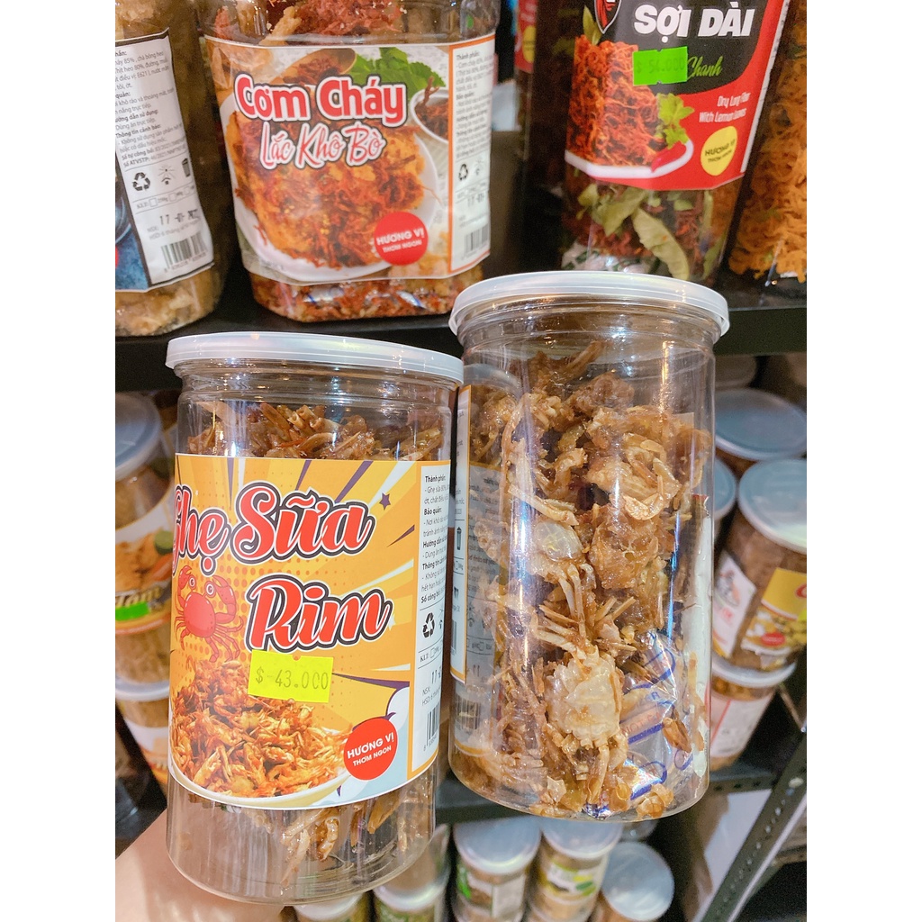 GHẸ SỮA RIM LON PET 250G