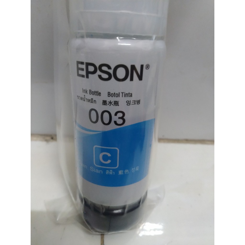Mực 003 màu xanh dành cho máy in Epson L3110,L3150,L4150,L1110-C