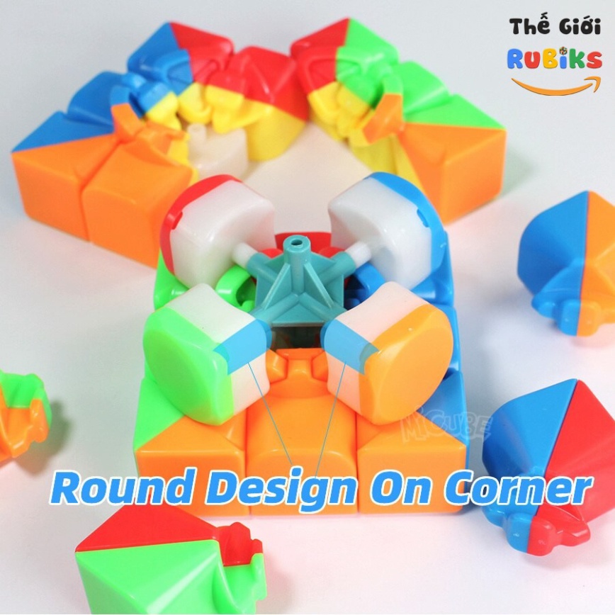 Rubik 3x3 MoYu MeiLong 3 / 3C Stickerless MofangJaoshi / Rubik's Cube 3 Tầng