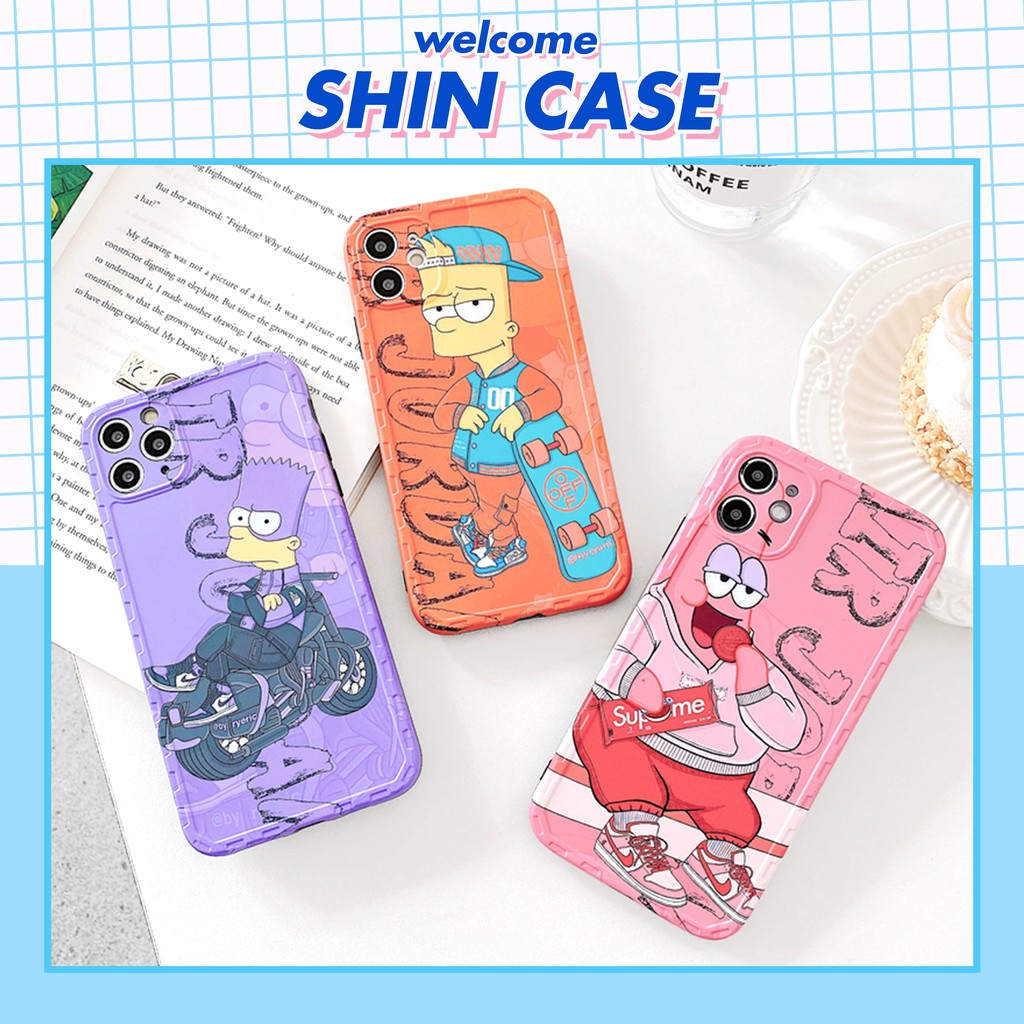 Ốp lưng iphone Cool Simpson IMD dày dặn viền nổi 5/5s/6/6plus/6s/6splus/7/7plus/8/8plus/x/xs/11/12/pro/max/plus/promax | BigBuy360 - bigbuy360.vn