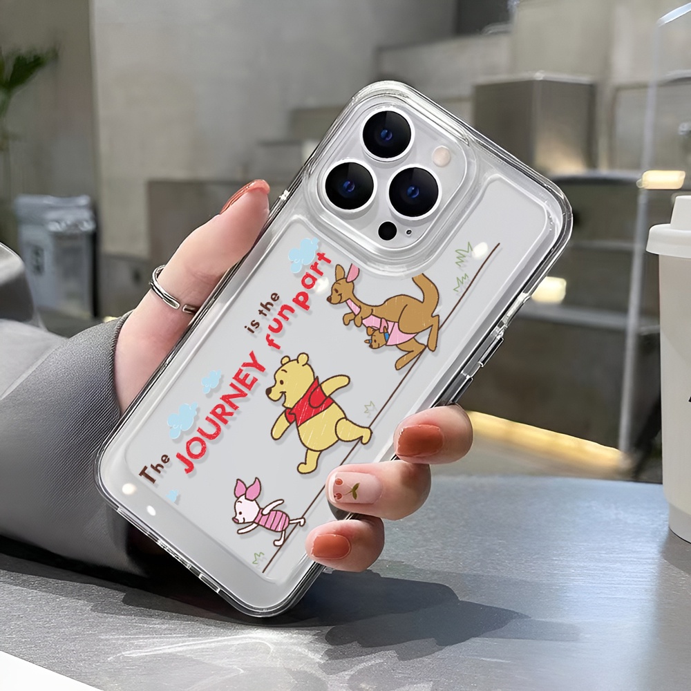 Ốp Điện Thoại Trong Suốt Hình winnie the pooh Cho iphone 14ProMax 14Plus 13 11 12 7Plus X XR