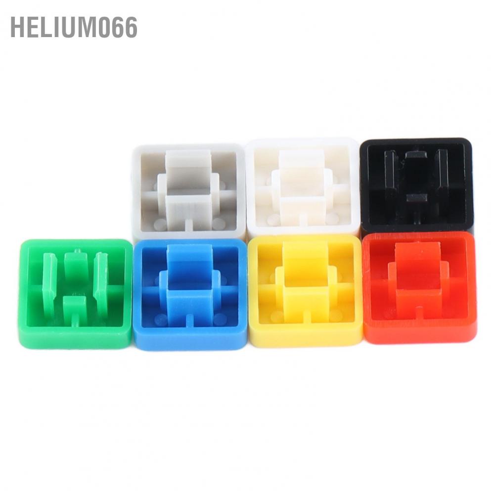 Helium066 Nút nhấn 350 cái Nắp công tắc Điều khiển chiến thuật tạm thời Hình vuông thẳng 7 màu A14