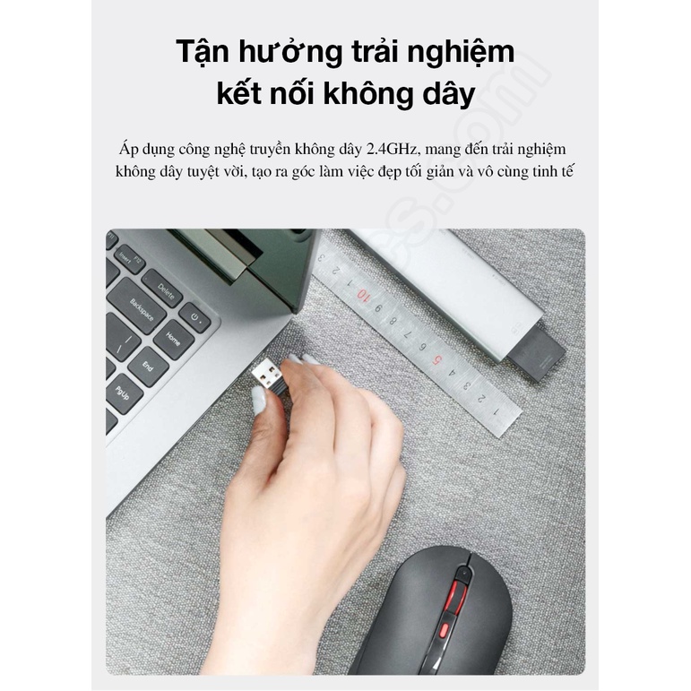 Bộ bàn phím và chuột không dây MIIIW MWWC01 Silent version | BigBuy360 - bigbuy360.vn